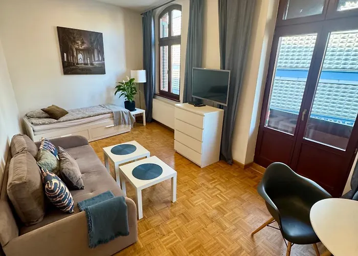 Livingroom 3 Self Check-in 24h Apartment Kattowitz