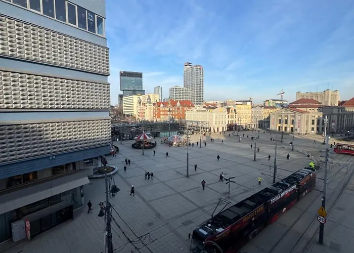 Livingroom 3 Self Check-in 24h * Katowice