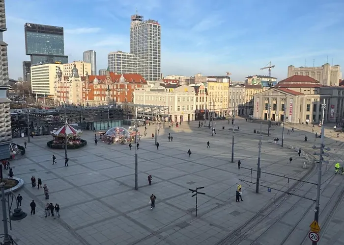 Livingroom 3 Self Check-in 24h Apartamento Katowice